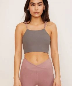 Wolven Reversible Crisscross Four-Way Recycled Top - Salt