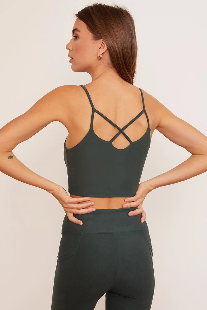 Wolven Reversible Crisscross Four-Way Recycled Top - Thyme 6 Wolven Reversible Crisscross Four-Way Recycled Top - Thyme