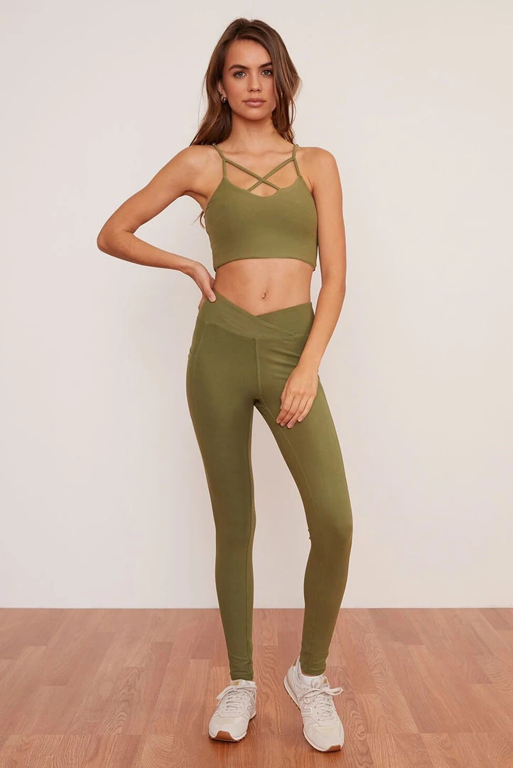 Wolven Activewear + Athleisure Recycled Crossover Pocket Legging - Eucalyptus 6 Wolven Activewear + Athleisure Recycled Crossover Pocket Legging - Eucalyptus