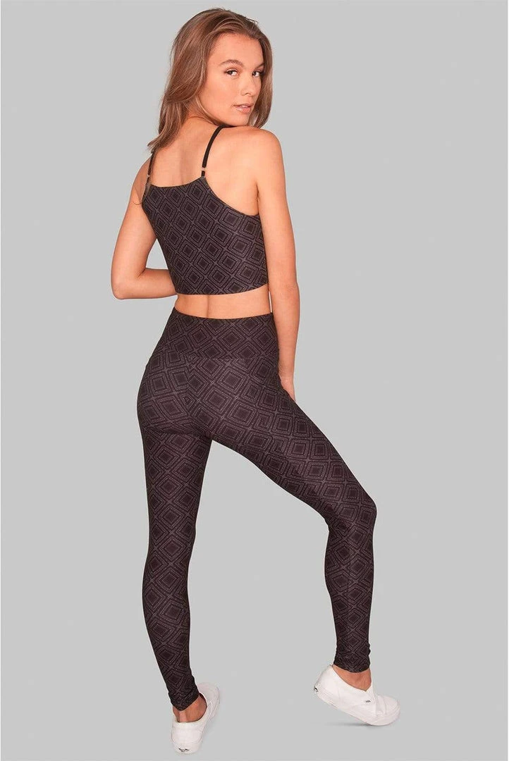 Wolven Activewear + Athleisure Crossover Recycled Legging With Pockets - Summit 7 Wolven Activewear + Athleisure Crossover Recycled Legging With Pockets - Summit
