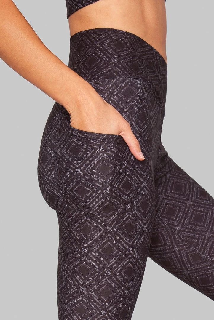 Wolven Activewear + Athleisure Crossover Recycled Legging With Pockets - Summit 8 Wolven Activewear + Athleisure Crossover Recycled Legging With Pockets - Summit
