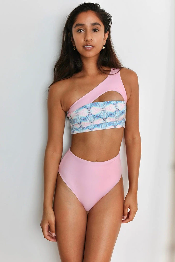 Wolven Reversible High-Waisted Recycled Bikini Bottom - Echo Swim 5 Wolven Reversible High-Waisted Recycled Bikini Bottom - Echo Swim