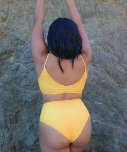 Wolven Reversible High-Waisted Recycled Bikini Bottom - Fauna Swim