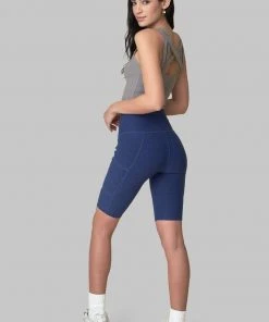 Wolven Recycled Bike Short With Pockets - Indigo Activewear + Athleisure 20 Wolven Recycled Bike Short With Pockets - Indigo Activewear + Athleisure