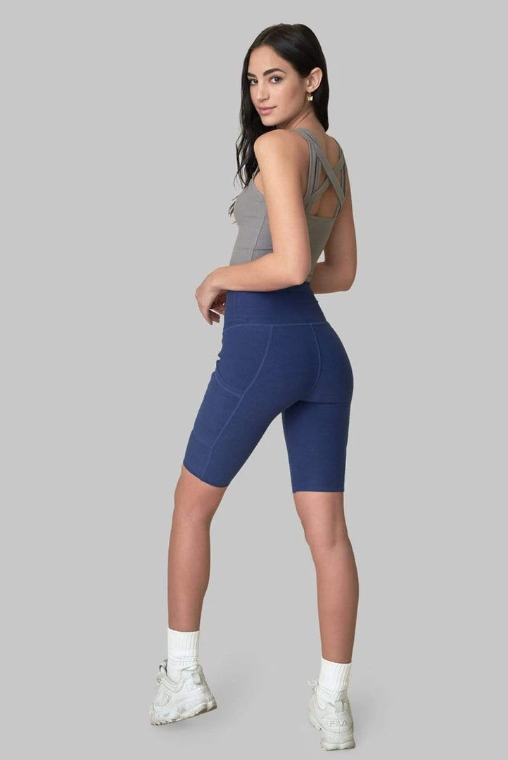 Wolven Recycled Bike Short With Pockets - Indigo Activewear + Athleisure 9 Wolven Recycled Bike Short With Pockets - Indigo Activewear + Athleisure