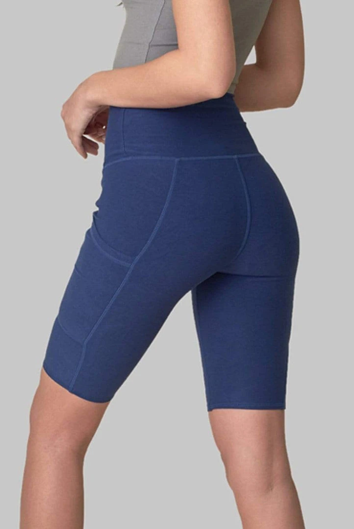 Wolven Recycled Bike Short With Pockets - Indigo Activewear + Athleisure 8 Wolven Recycled Bike Short With Pockets - Indigo Activewear + Athleisure