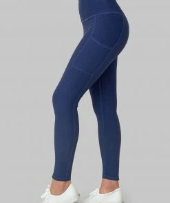 Wolven Recycled Legging With Pockets - Indigo Activewear + Athleisure