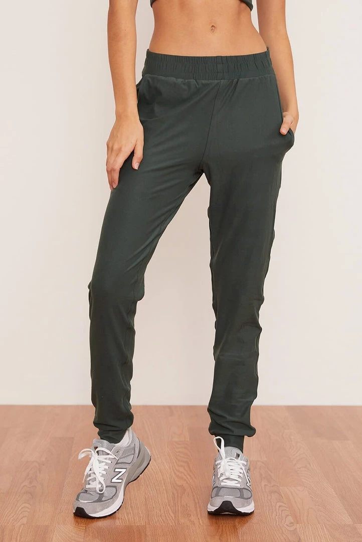 Wolven Activewear + Athleisure Recycled Joggers - Thyme 1 Wolven Activewear + Athleisure Recycled Joggers - Thyme