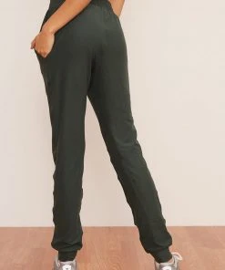 Wolven Activewear + Athleisure Recycled Joggers - Thyme 7 Wolven Activewear + Athleisure Recycled Joggers - Thyme