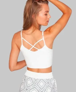 Wolven Crisscross Four-Way Recycled Top - Lineage Activewear + Athleisure