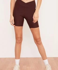 Wolven Recycled Midi Bike Short - Chai