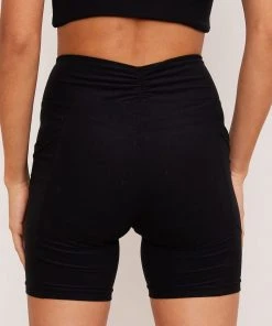 Wolven Recycled Midi Bike Short - Onyx