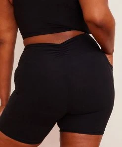 Wolven Recycled Midi Bike Short - Onyx