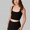 Wolven Double Cross Recycled Top - Onyx Activewear + Athleisure