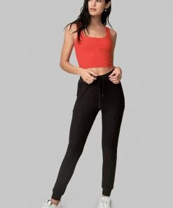 Wolven Activewear + Athleisure Recycled Jogger - Onyx