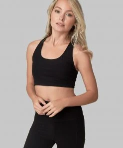 Wolven Recycled Yoga Top - Onyx Activewear + Athleisure