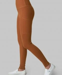 Wolven Recycled Legging With Pockets- Turmeric Best Sellers