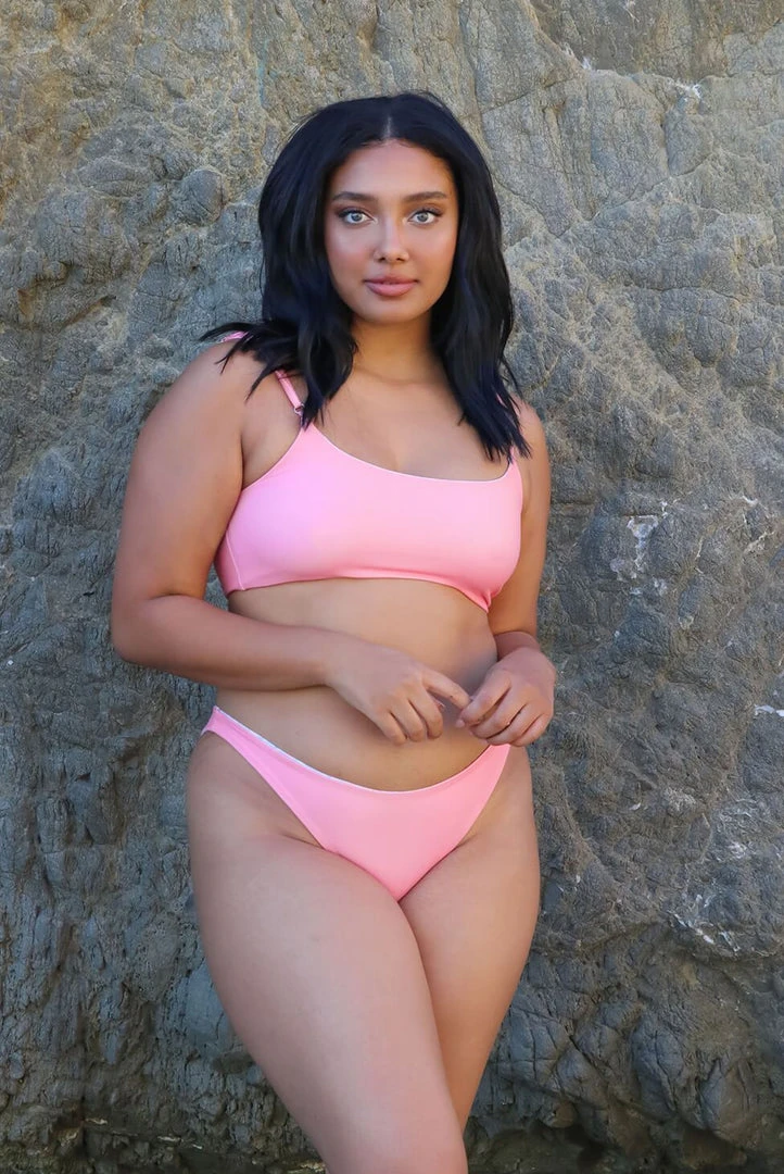 Wolven Swim Reversible French Cut Recycled Bikini Bottom - Riviera 2 Wolven Swim Reversible French Cut Recycled Bikini Bottom - Riviera