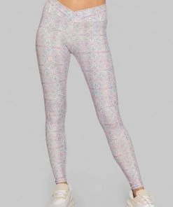 Wolven Crossover Recycled Ruched Legging - Riviera Activewear + Athleisure