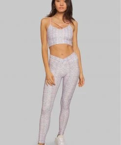 Wolven Crossover Recycled Ruched Legging - Riviera Activewear + Athleisure