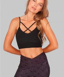 Wolven Crisscross Four-Way Recycled Top - Summit