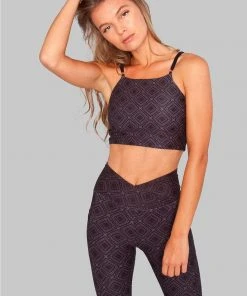 Wolven Crisscross Four-Way Recycled Top - Summit