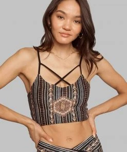 Wolven Crisscross Four-Way Recycled Top - Zephyr 12 Wolven Crisscross Four-Way Recycled Top - Zephyr