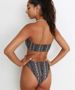 Wolven Reversible French Cut Recycled Bikini Bottom - Zephyr Swim