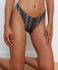 Wolven Reversible French Cut Recycled Bikini Bottom - Zephyr Swim