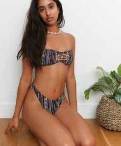 Wolven Reversible French Cut Recycled Bikini Bottom - Zephyr Swim