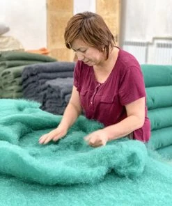 Kyrgies Women's Wool Tengries Slippers - Gray