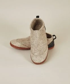 Kyrgies Best Sellers Women's Wool Tengries Slippers - Oatmeal