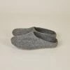 Kyrgies Best Sellers Women's Classic Sole Low Back Wool Slippers - Gray