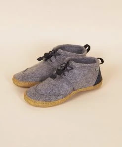 Kyrgies Handcrafted Women's Walkabout Wool Lace-Up Slippers