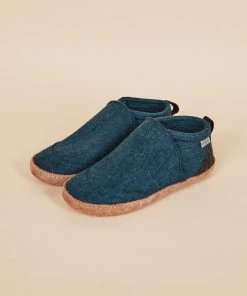 Kyrgies Best Sellers Women's Wool Tengries Slippers - Navy