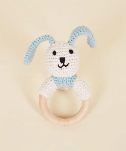 Pebble Wooden Teething Ring Bunny Best Sellers