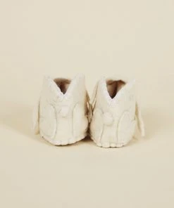 Silk Road Bazaar Wool Baby Booties - Bunny