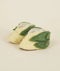 Silk Road Bazaar Wool Baby Booties - Corn Best Sellers