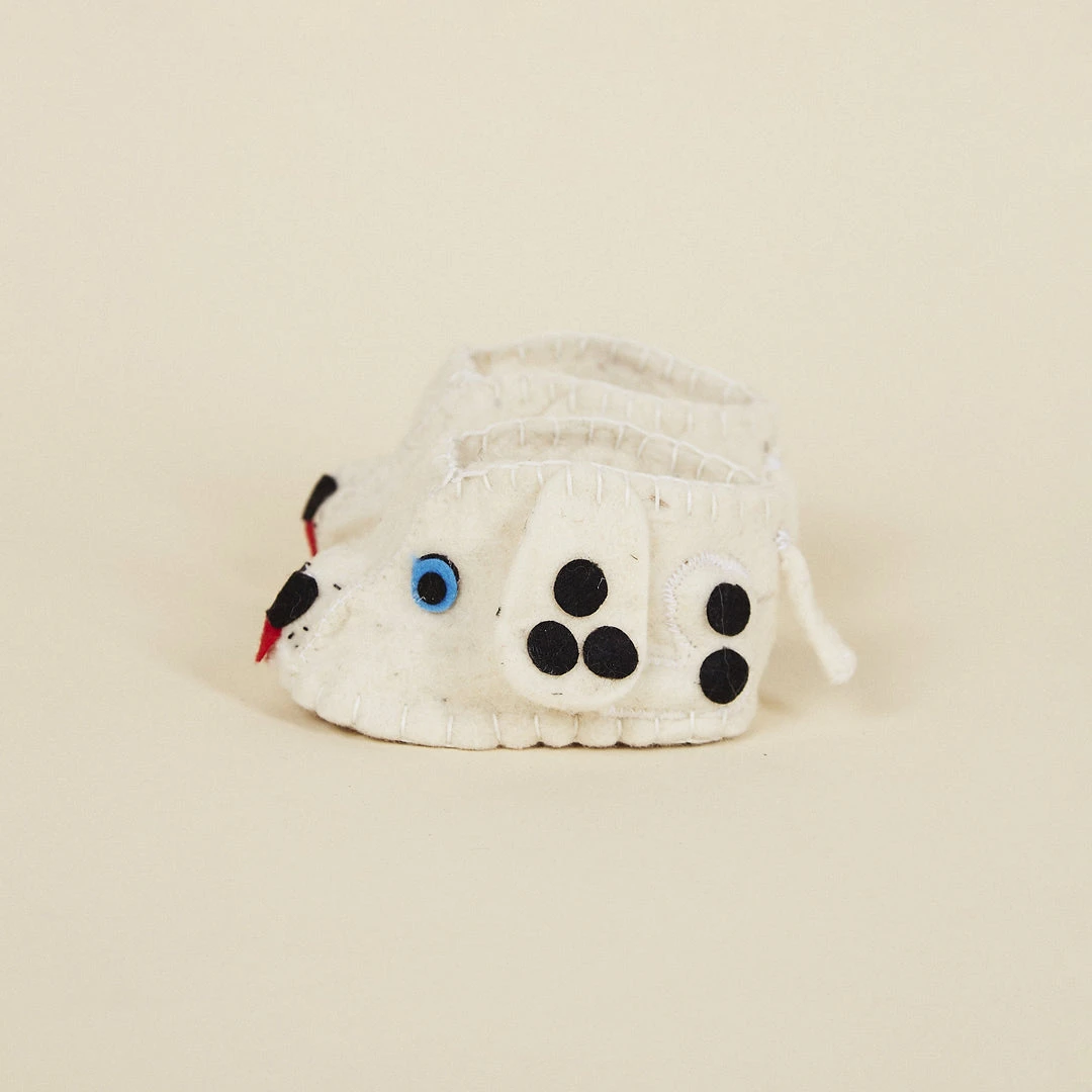 Silk Road Bazaar Wool Baby Booties - Dalmatian 2 Silk Road Bazaar Wool Baby Booties - Dalmatian