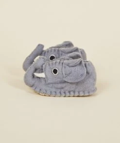 Silk Road Bazaar Wool Baby Booties - Elephant Best Sellers