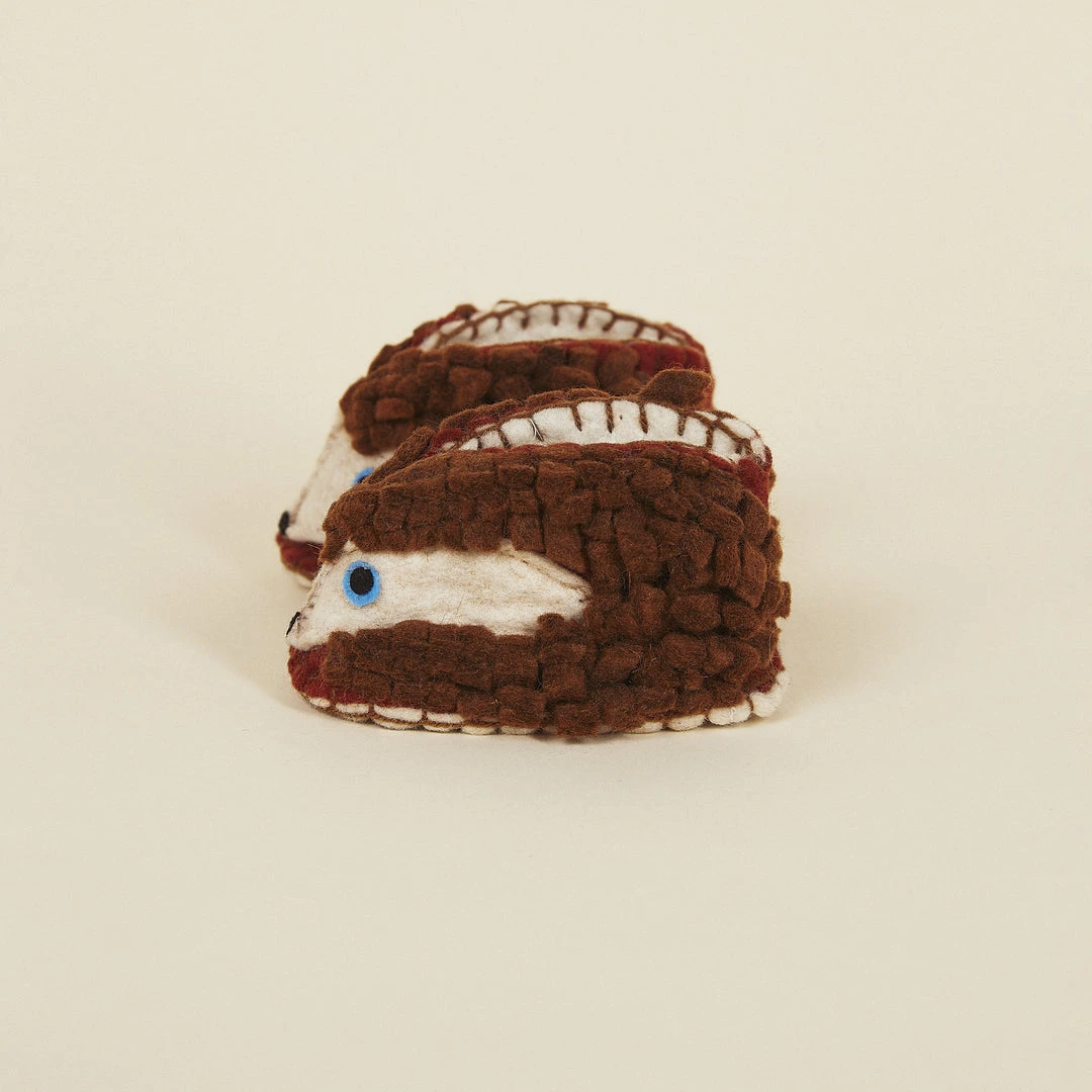 Silk Road Bazaar Wool Baby Booties - Hedgehog 2 Silk Road Bazaar Wool Baby Booties - Hedgehog
