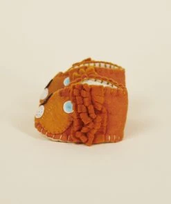 Silk Road Bazaar Wool Baby Booties - Lion Kids' + Baby