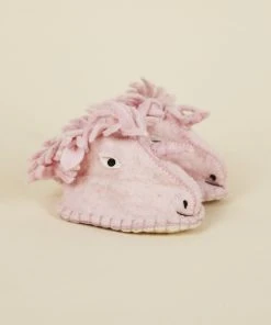 Silk Road Bazaar Wool Baby Booties - Unicorn 3 Silk Road Bazaar Wool Baby Booties - Unicorn