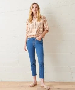 WVN Luca Gingham Top Clothing