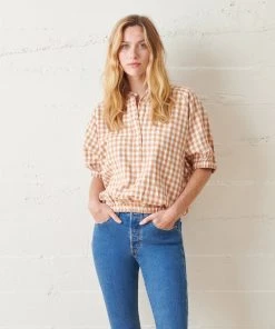 WVN Luca Gingham Top Clothing