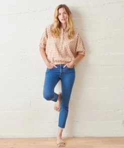 WVN Luca Gingham Top Clothing