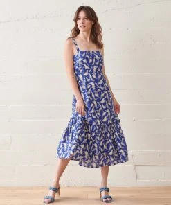 WVN Bluing Wave Montauk Dress Clothing