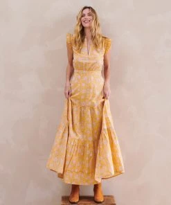 WVN Clothing Starla Marigold Dress
