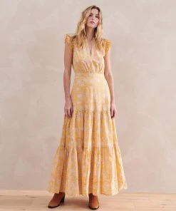 WVN Clothing Starla Marigold Dress