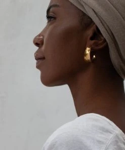 Yewo Tazara Recycled Hoop Earrings